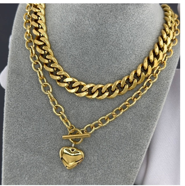 Chunky Heart Necklace